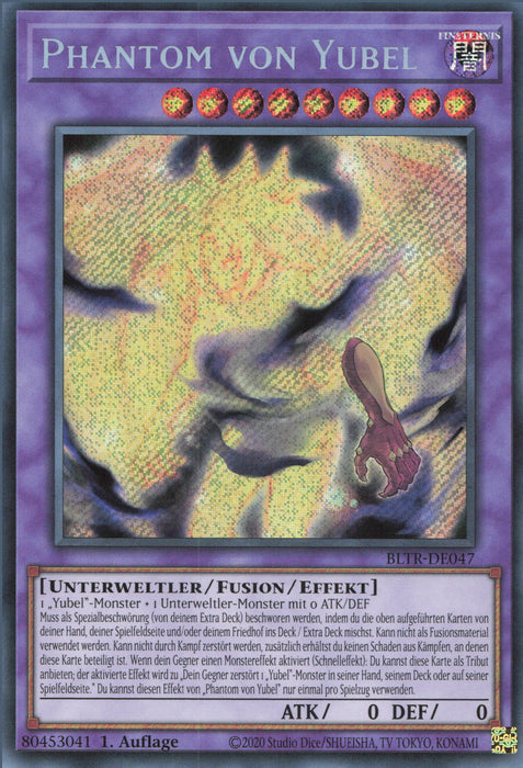 Phantom von Yubel (V.1) BLTR-DE047 Secret Rare Deutsch