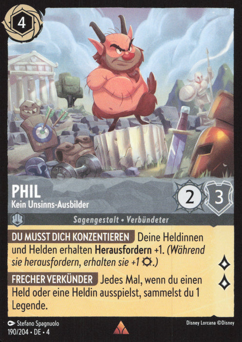 Phil - Kein Unsinns-Ausbilder 4URS-190 Rare Deutsch