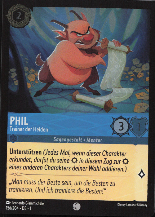 Phil - Trainer der Helden 1TFC-156 Common Deutsch