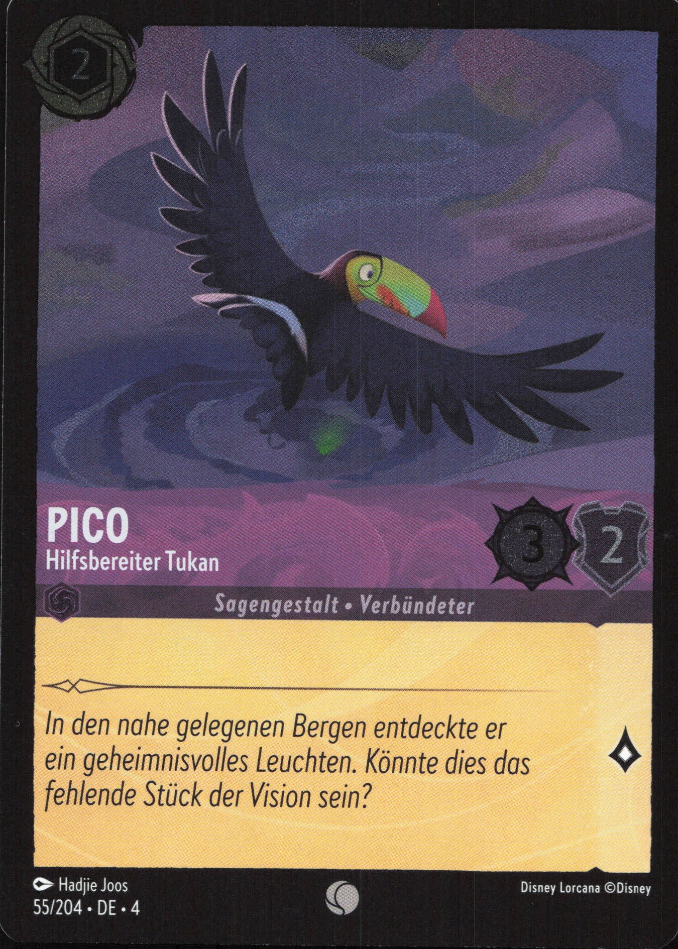 Alle Pico Charakterkarten in Disney Lorcana