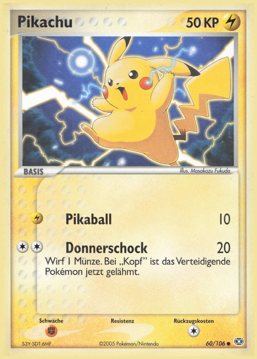 Pikachu EM-60 Common Deutsch