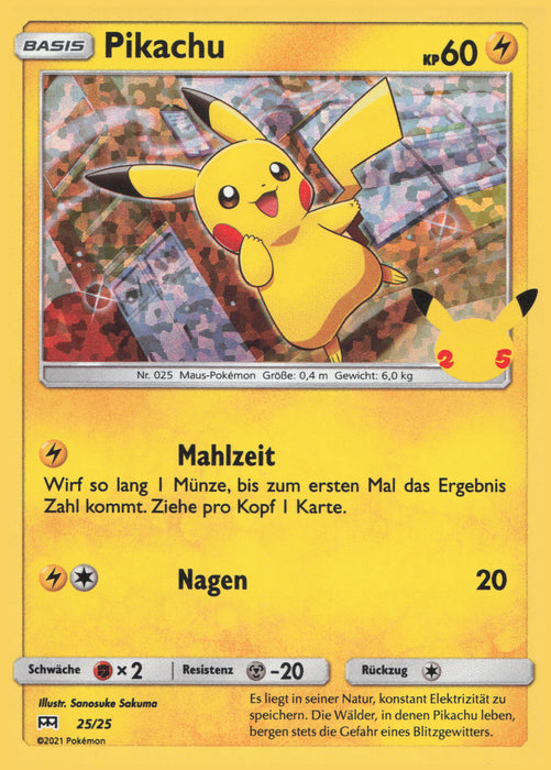 Pikachu MCD25-25 Promo Deutsch