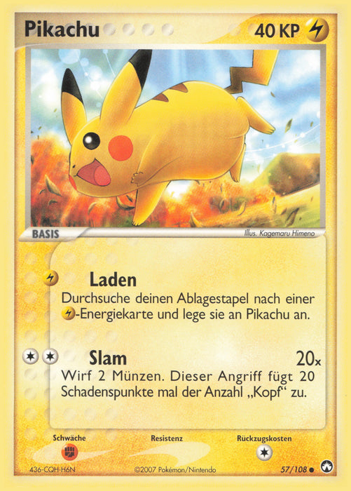 Pikachu PK-57 Common Deutsch