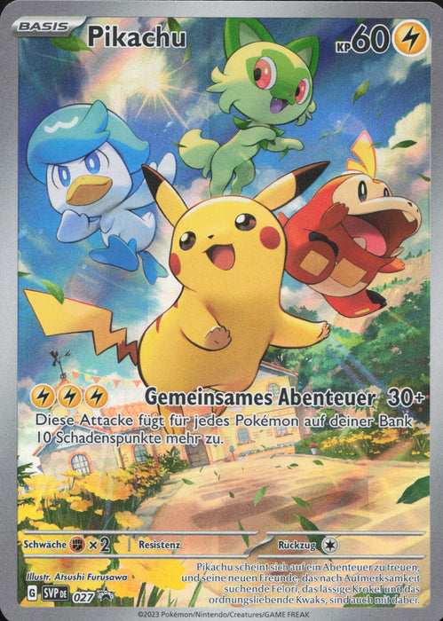 Pikachu SVP-027 Promo Deutsch