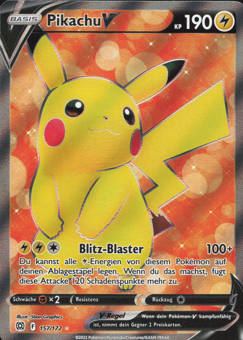 Pikachu V BRS-157 Ultra Rare Deutsch