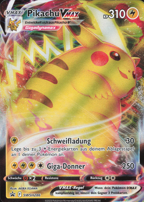 Pikachu VMAX SWSH-286 Promo Deutsch