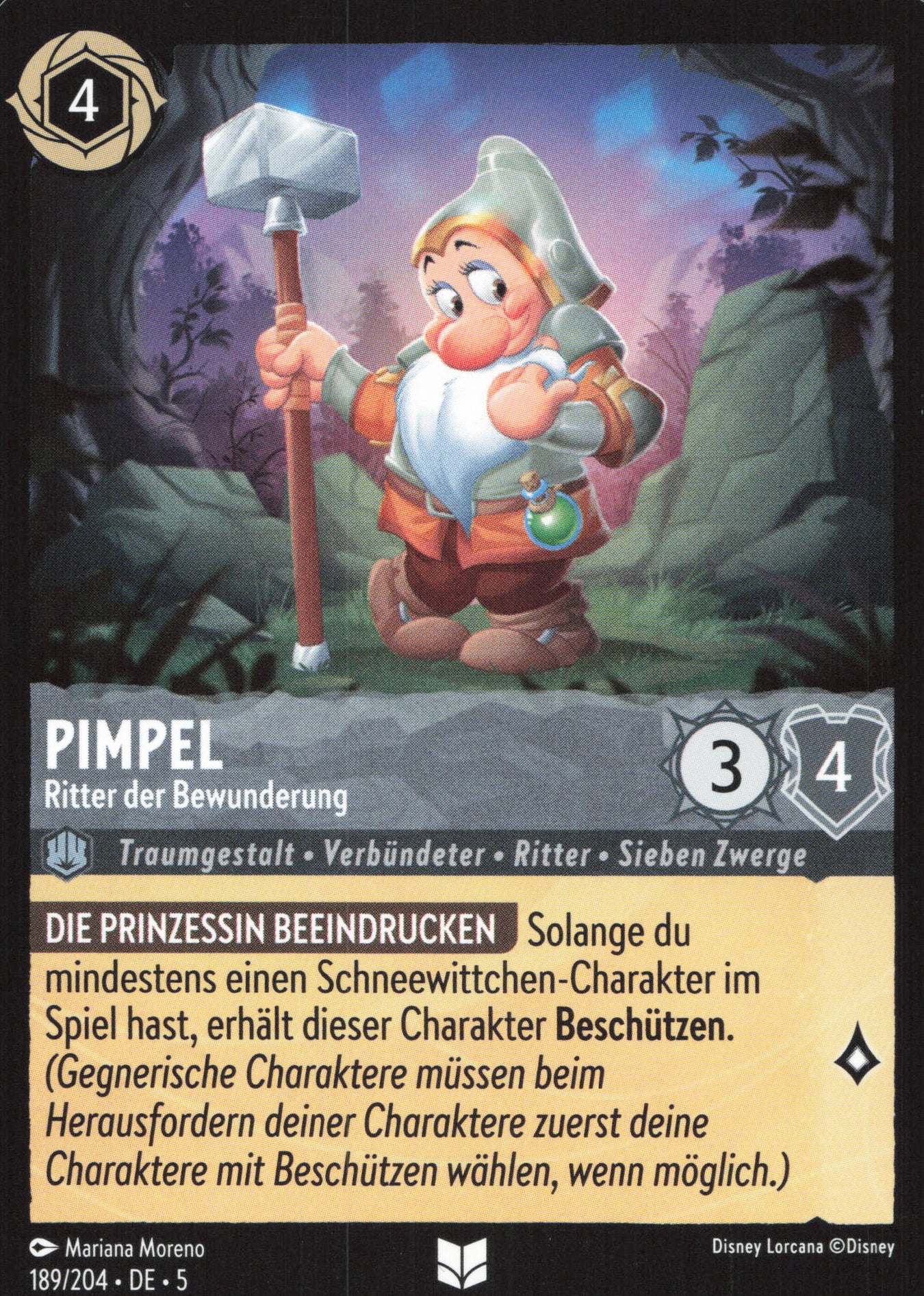 Alle Pimpel Charakterkarten in Disney Lorcana