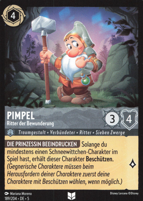 Pimpel - Ritter der Bewunderung 5SSK-189 Uncommon Deutsch