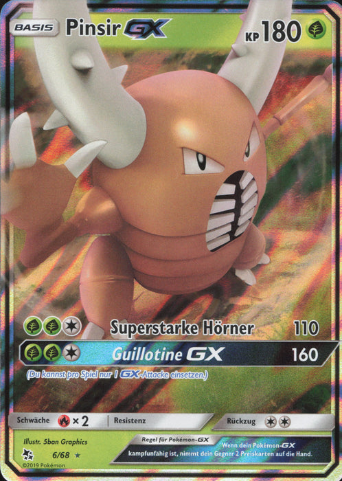 Pinsir GX HIF-6 Ultra Rare Deutsch