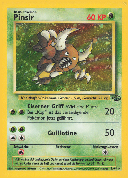 Pinsir JU-9 Holo Rare Deutsch