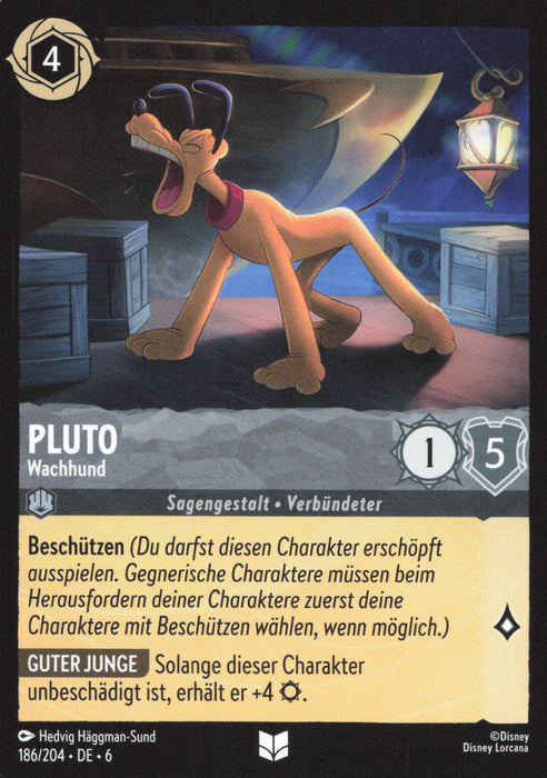 Pluto - Wachhund 6AZS-186 Uncommon Deutsch