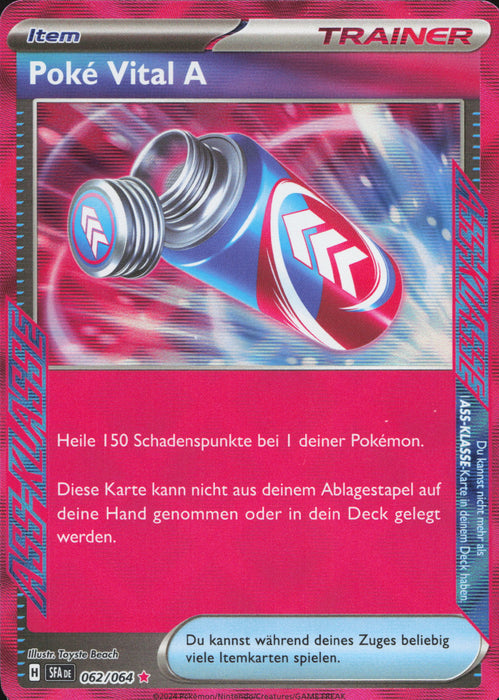 Poké Vital A SFA-062 ACE Rare Deutsch