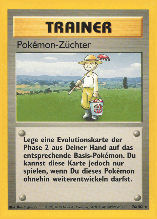 Pokémon-Züchter BS-76 Rare Deutsch