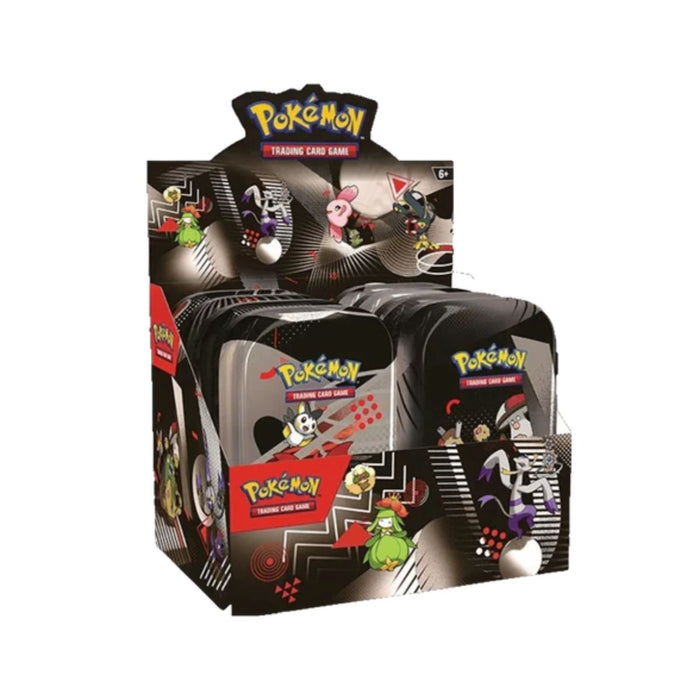 Pokémon Black Bolt & White Flare Unova Mini Tins Display Englisch