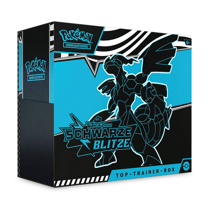 Pokémon Karmesin & Purpur Schwarze Blitze Top Trainer Box Deutsch