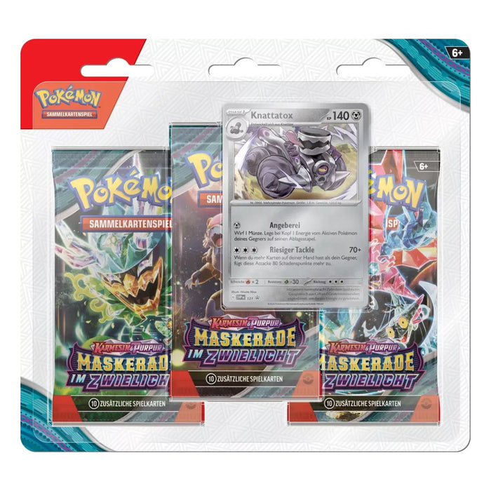 Pokémon Gewalten der Zeit 3-Pack Blister Deutsch