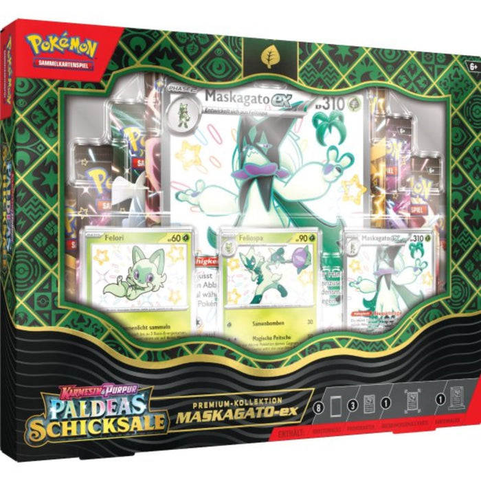 Pokemon Paldeas Schicksale Maskagato ex Premium-Kollektion DE