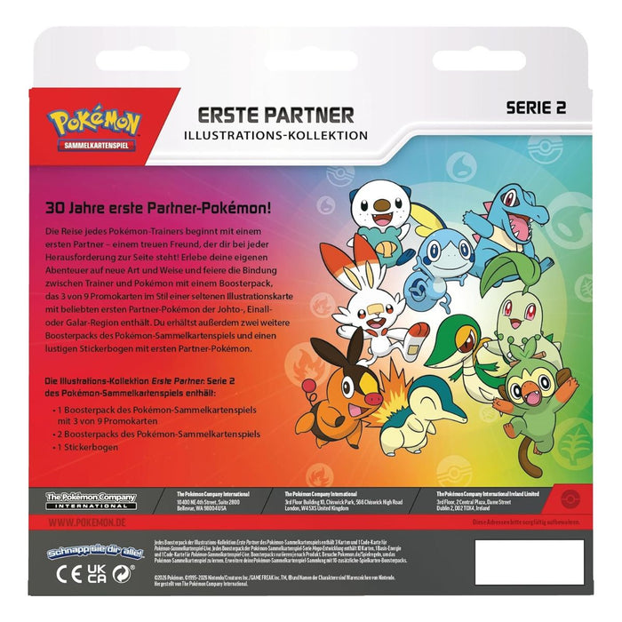 Pokémon Erste-Partner Illustrations-Kollektion Serie 2 Deutsch