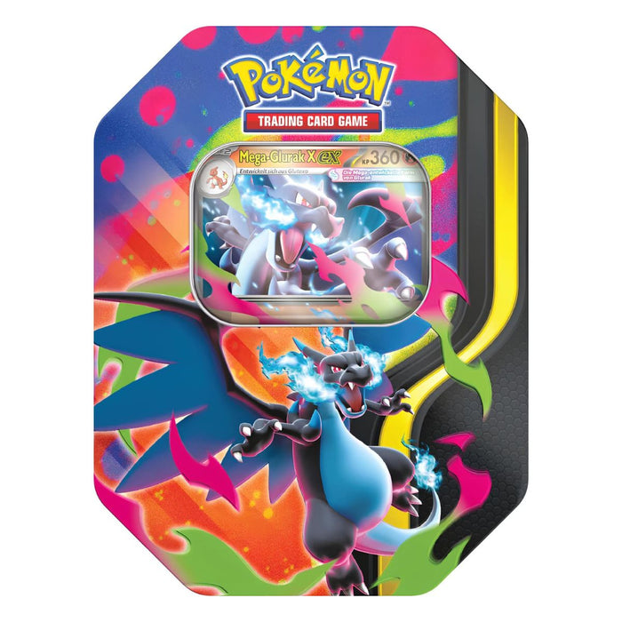Pokémon Mega-Glurak X Tin 126 Deutsch