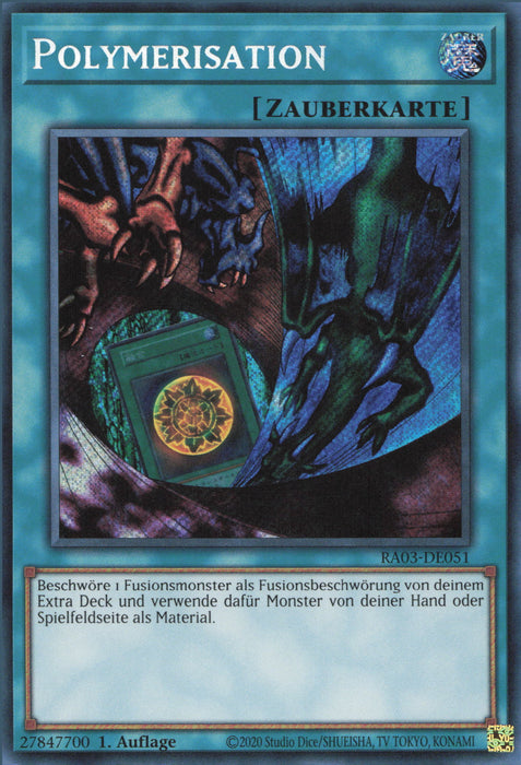 Polymerisation (V.5) RA03-DE051 Secret Rare Deutsch