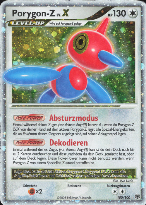 Porygon-Z LV.X MD-100 Ultra Rare Deutsch