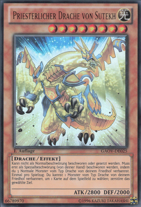 Priesterlicher Drache von Sutekh (V.1) GAOV-DE025 Ultra Rare