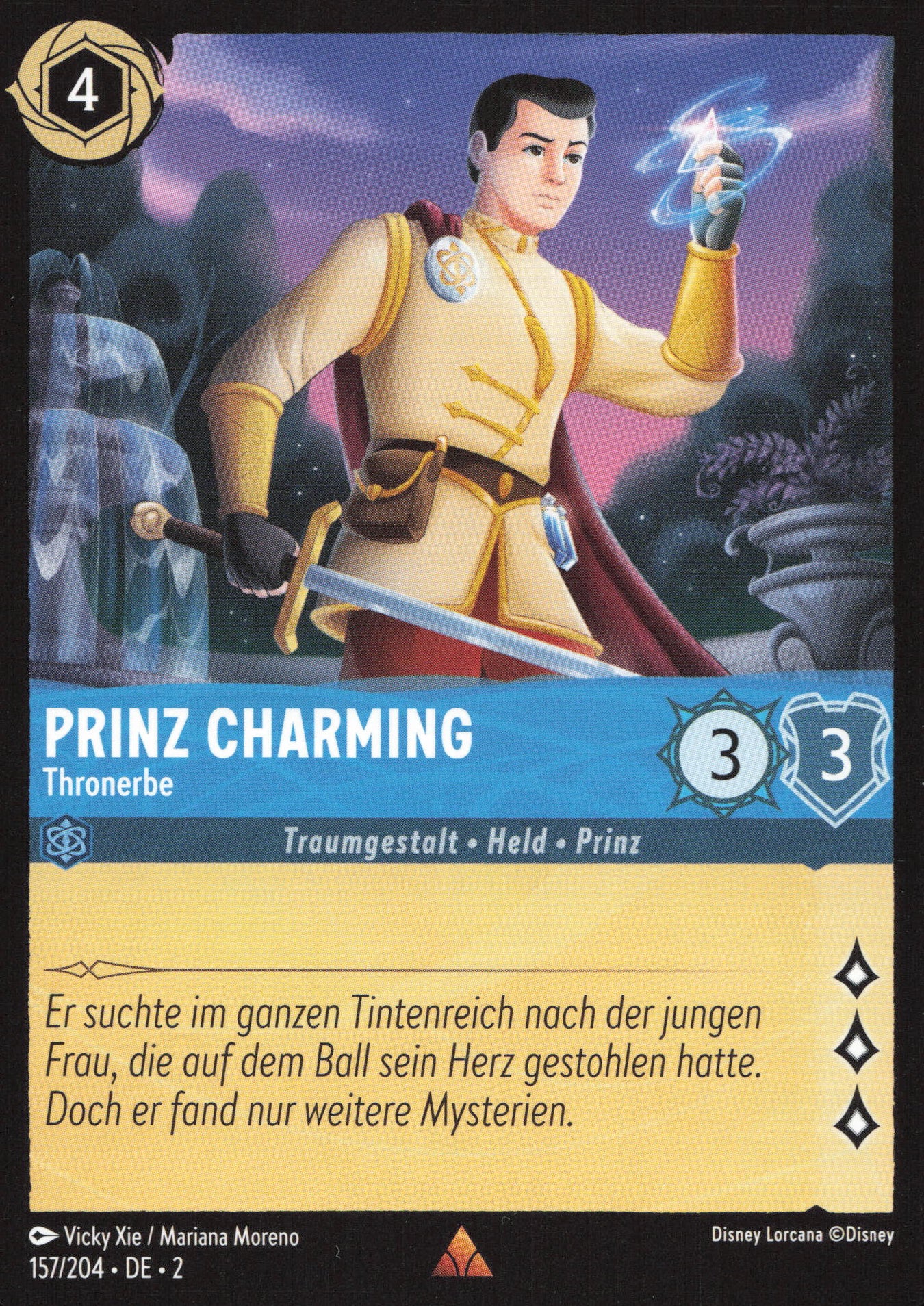 Alle Prinz Charming Charakterkarten in Disney Lorcana