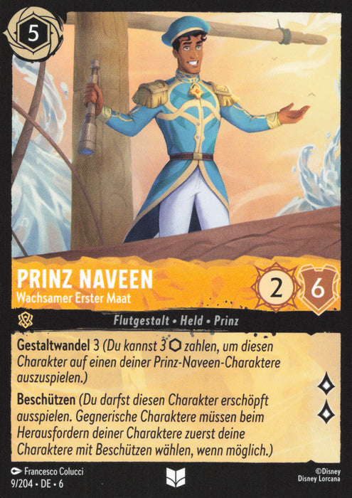 Prinz Naveen - Sorgloser Entdecker 6AZS-010 Common Deutsch