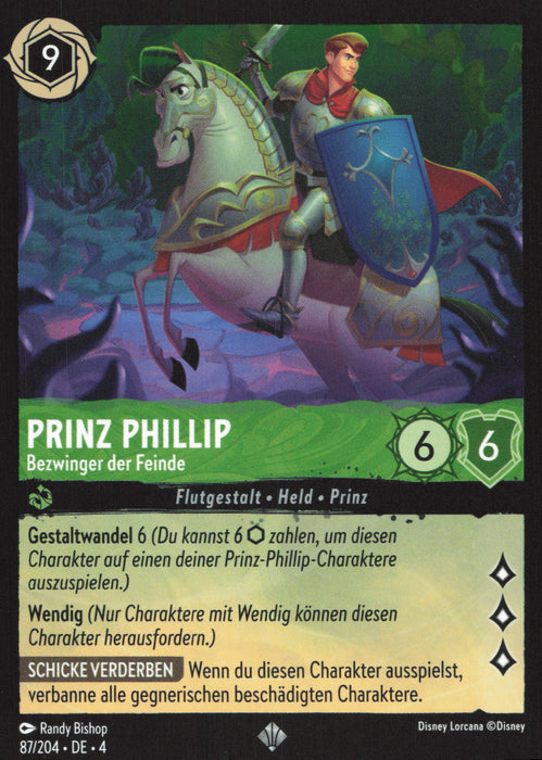 Prinz Phillip - Bezwinger der Feinde 4URS-087 Super Rare Deutsch