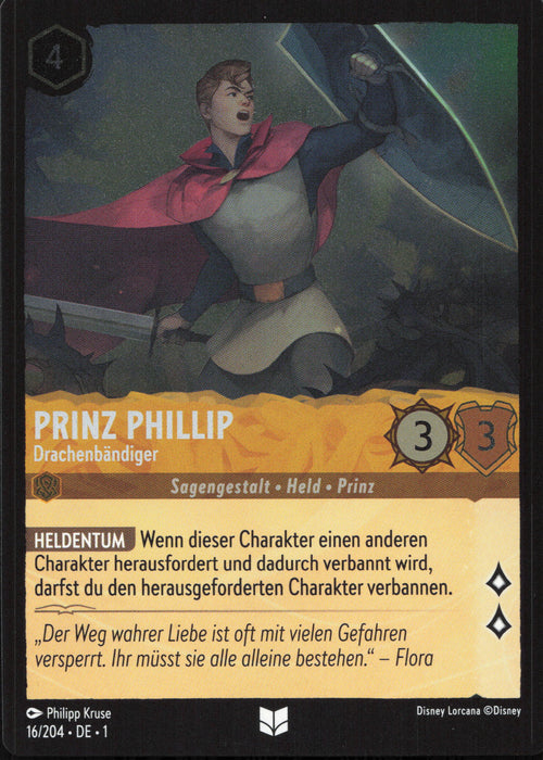 Prinz Phillip - Drachenbändiger 1TFC-016 Uncommon Deutsch