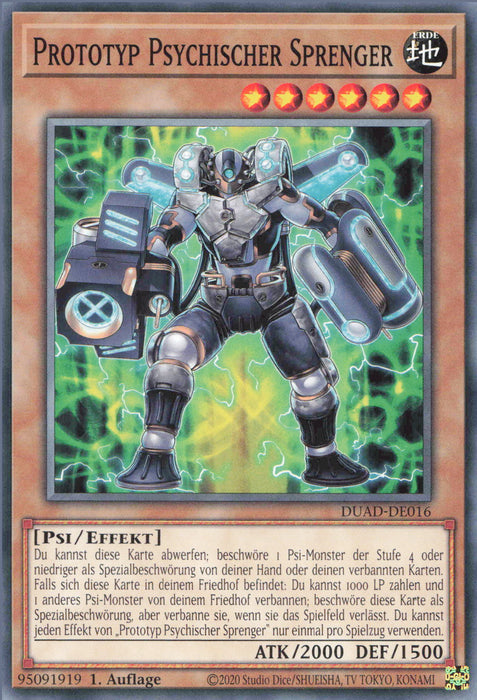 Prototyp Psychischer Sprenger DUAD-DE016 Common Deutsch