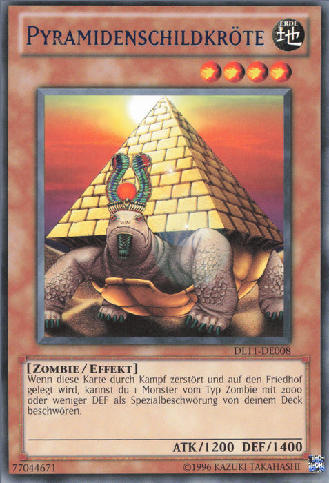 Pyramidenschildkröte (V.1) DL11-DE008 Rare Deutsch