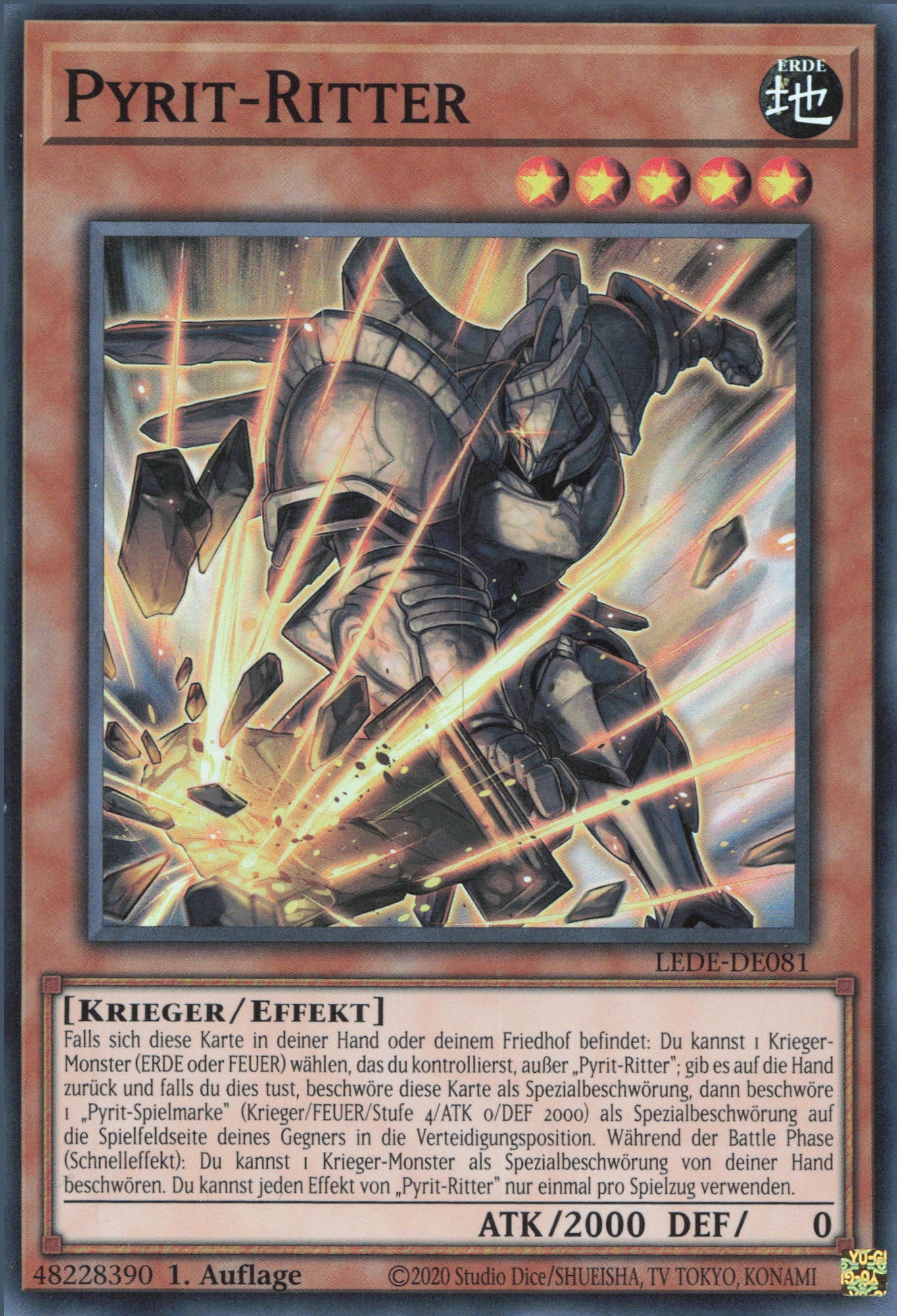 Produktbild von BLCR-DE007 - Uhrwerk-Ritter - Secret Rare - 1. Auflage - Deutsch - Battles Of Legend: Crystal Revenge - Mit LMS Trading Fieldcenter-Karte Yugioh