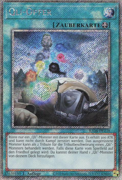 Qli-Opfer (V.1) RA04-DE238 Platinum Secret Rare Deutsch
