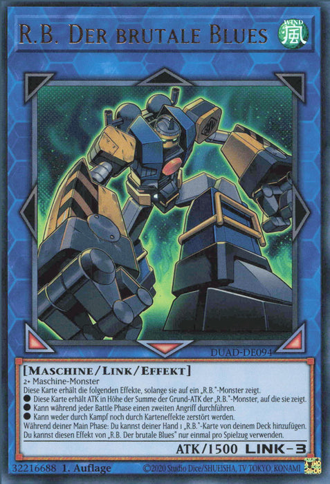 R.B. Der brutale Blues DUAD-DE094 Ultra Rare Deutsch