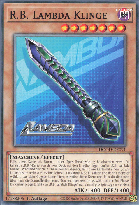 R.B. Lambda Klinge DOOD-DE091 Common Deutsch