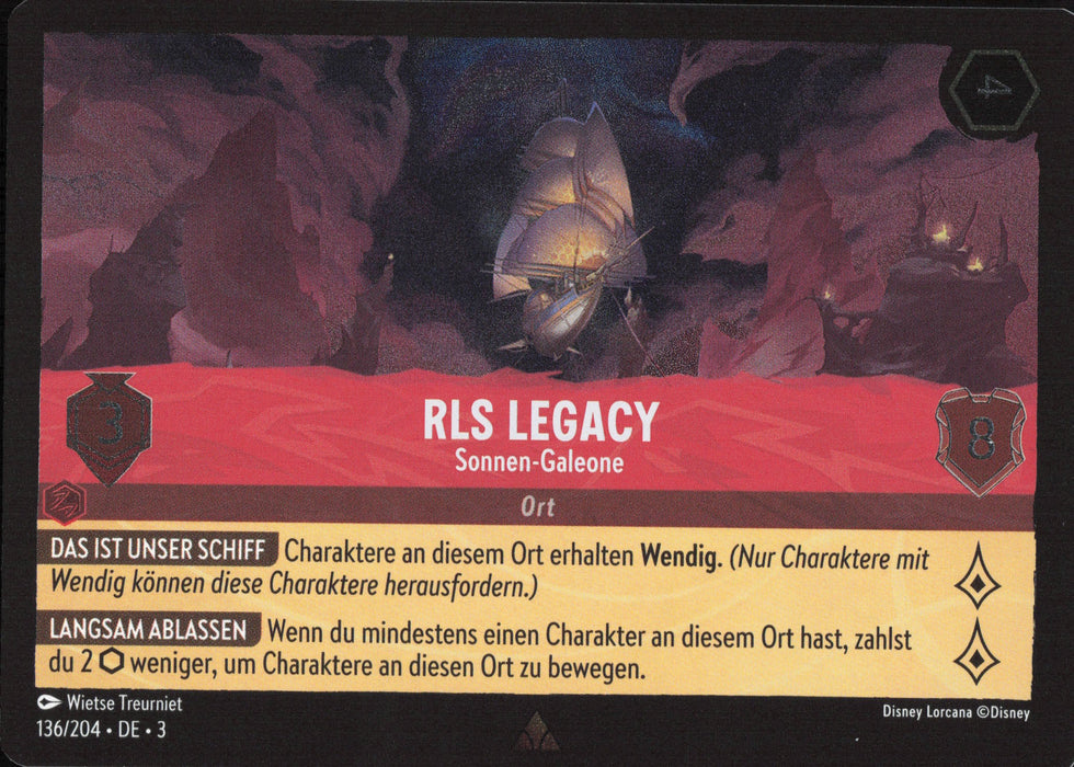 RLS Legacy - Sonnen-Galeone (V.1) 3INK-136 Rare Deutsch
