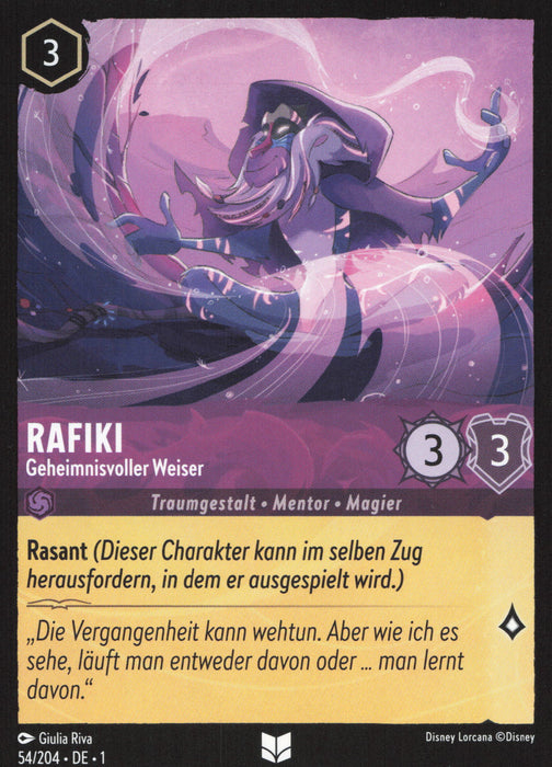 Rafiki - Geheimnisvoller Weiser 1TFC-054 Uncommon Deutsch