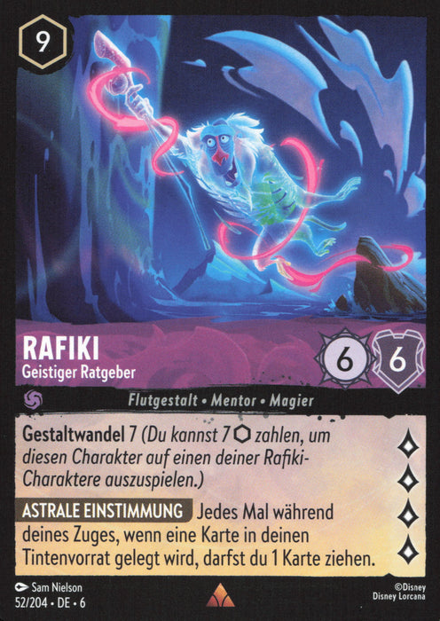 Rafiki - Geistiger Ratgeber (V.1) 6AZS-052 Rare Deutsch