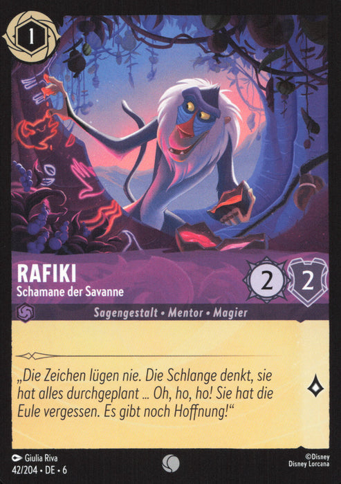 Rafiki - Schamane der Savanne 6AZS-042 Common Deutsch