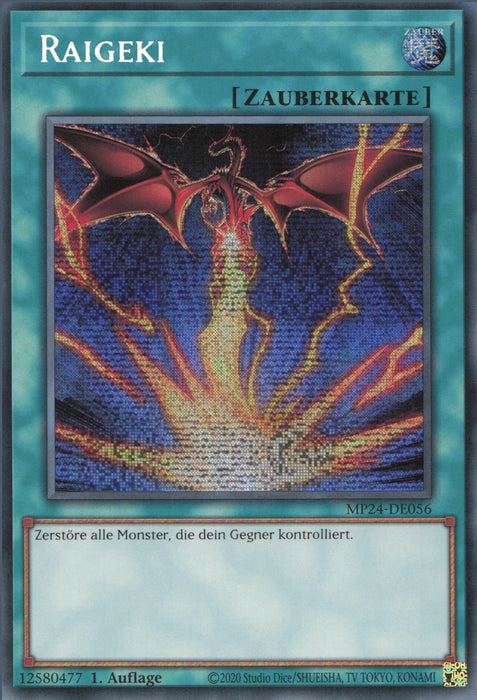 Raigeki MP24-DE056 Secret Rare Deutsch