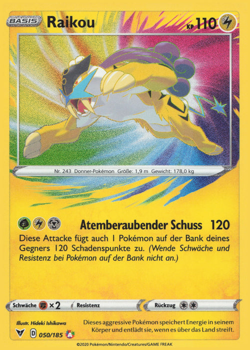 Raikou VIV-50 Amazing Rare Deutsch
