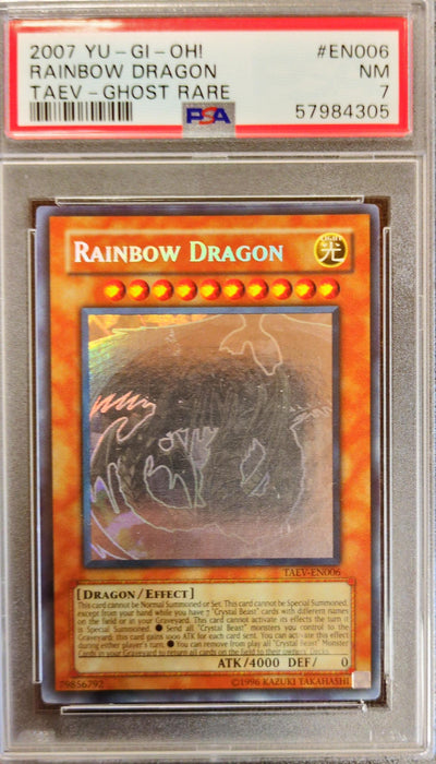 Rainbow Dragon (V.2) TAEV-EN006 Ghost Rare Englisch PSA 7