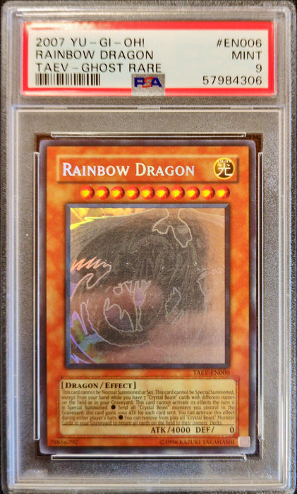 Rainbow Dragon (V.2) TAEV-EN006 Ghost Rare Englisch PSA 9