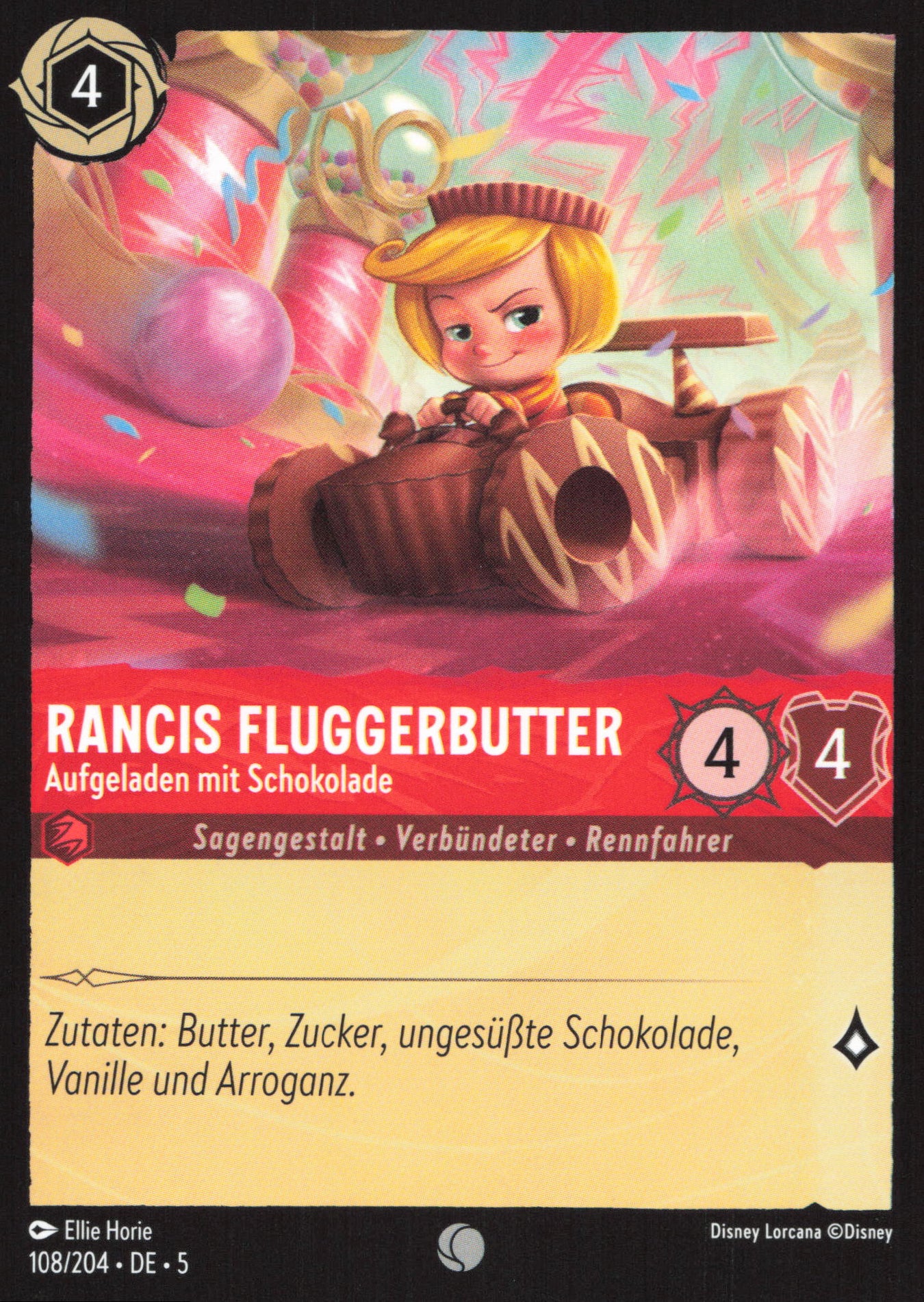 Alle Rancis Fluggerbutter Charakterkarten in Disney Lorcana