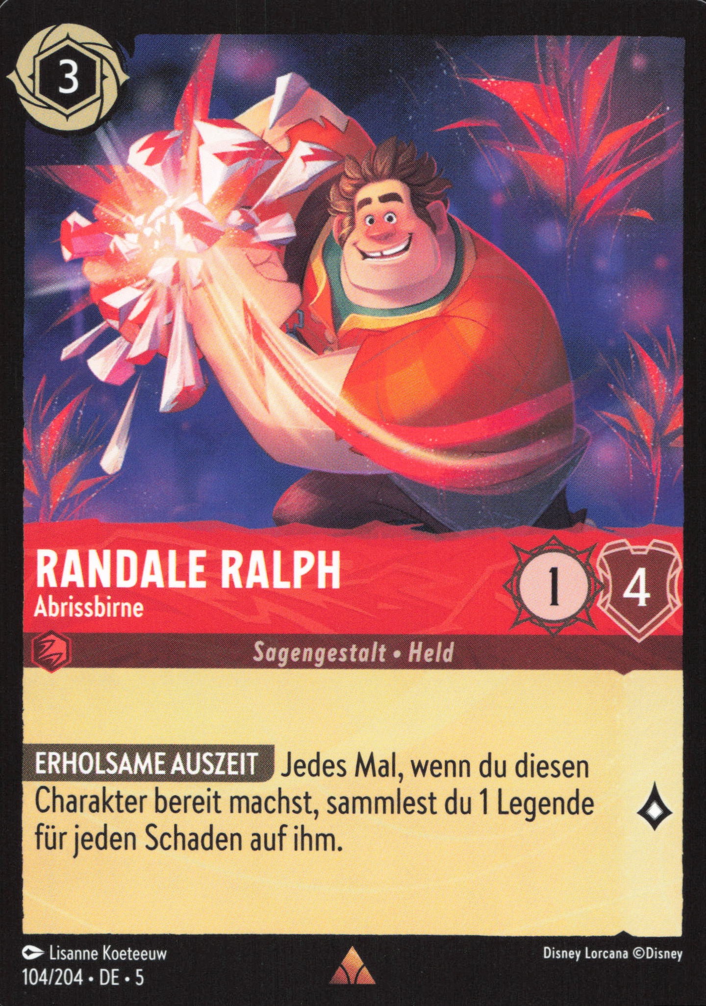 Lorcana Randale Ralph - Abrissbirne 5SSK-104 Rare Deutsch kaufen ...
