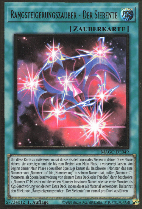 Rangsteigerungszauber - Der Siebente MAGO-DE049 Premium Gold Rare