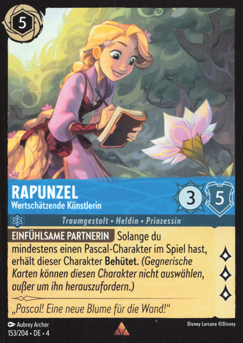 Rapunzel - Wertschätzende Künstlerin 4URS-153 Rare Deutsch