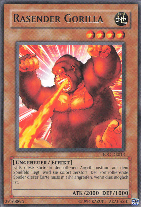 Rasender Gorilla (V.2) IOC-DEEN013 Rare Deutsch