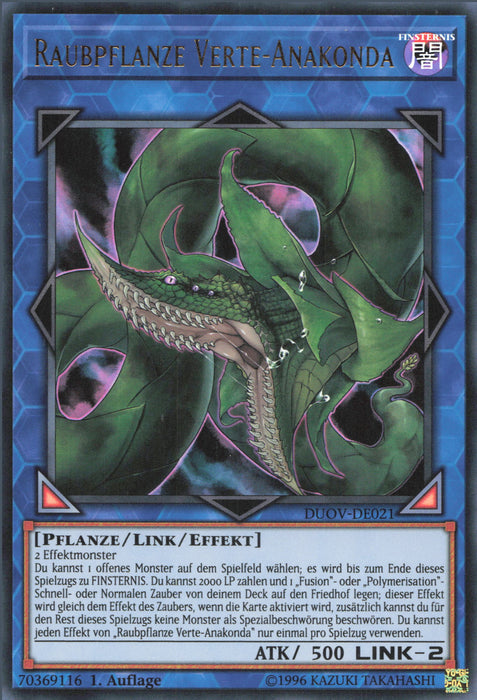 Raubpflanze Verte-Anakonda DUOV-DE021 Ultra Rare